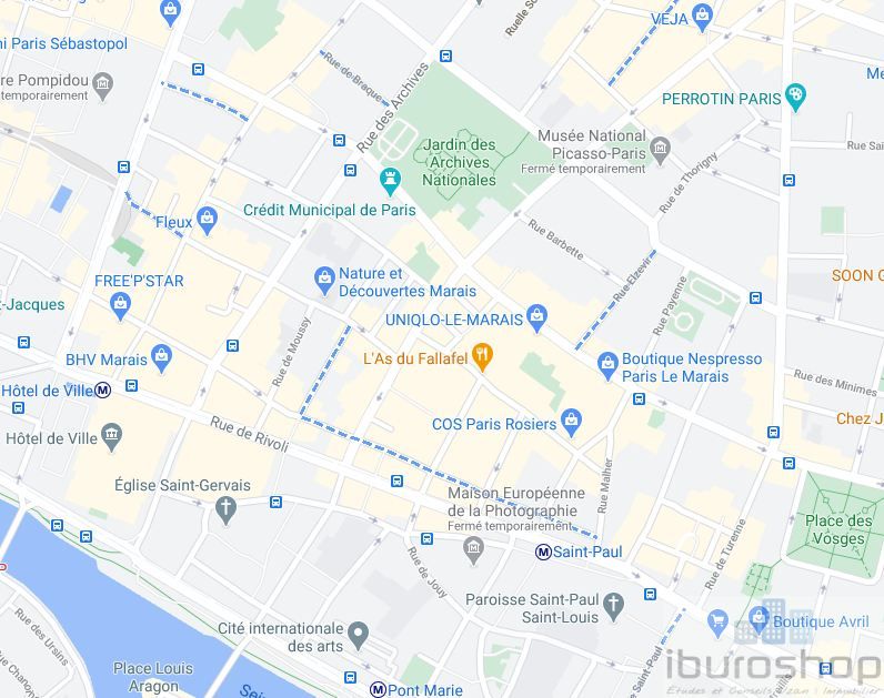 commerce en cession de bail sur PARIS (75004)