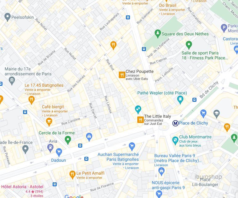 Vente Commerce Paris 17 75017 40&nbsp;m²