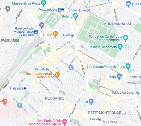 Cession de bail Commerce Paris 14 75014 60 m²
