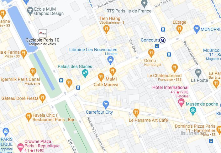 Cession de bail Commerce Paris 10 75010 300&nbsp;m²
