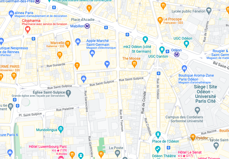 Cession de bail Commerce Paris 6 75006 100&nbsp;m²
