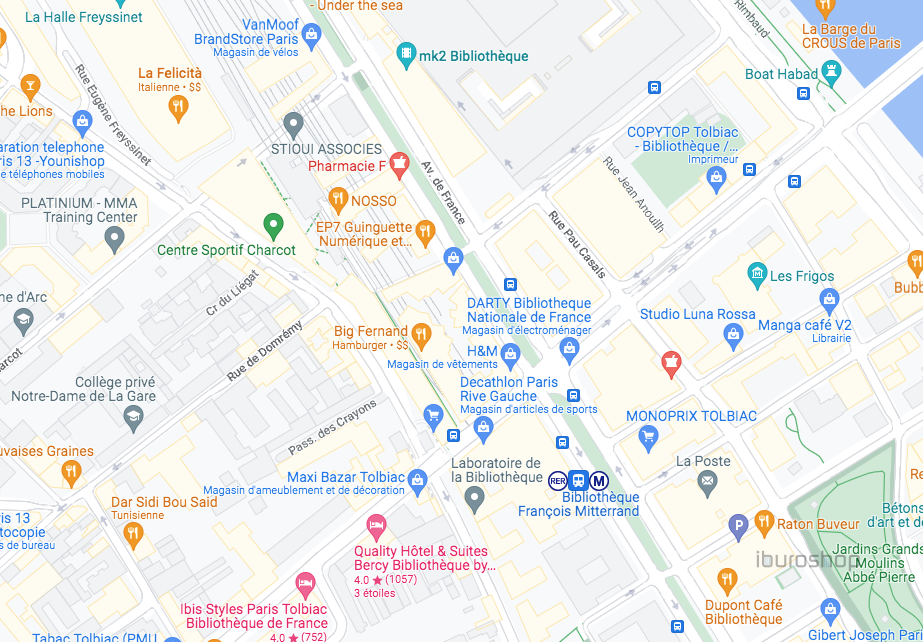 Vente Commerce Paris 13 75013 200&nbsp;m²