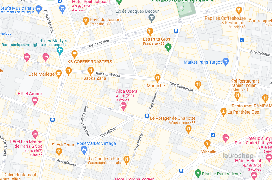 Location Commerce Paris 9 75009 88 m²