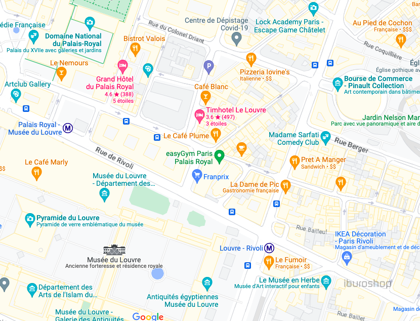 Cession de bail Commerce Paris 1 75001 80 m²