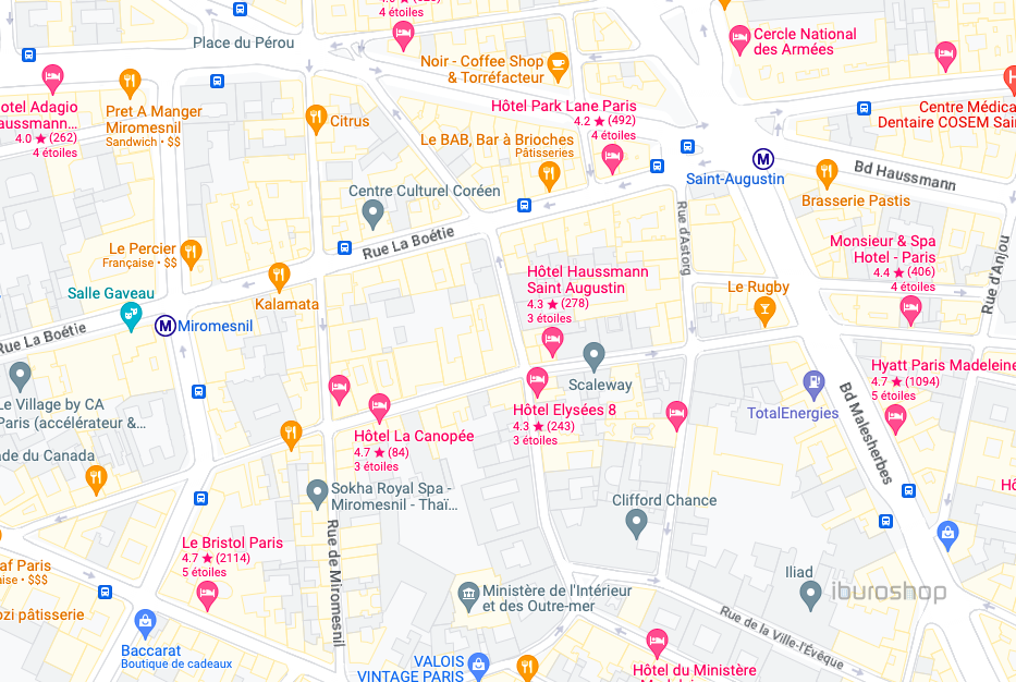 Location Bureaux Paris 8 75008 220&nbsp;m²