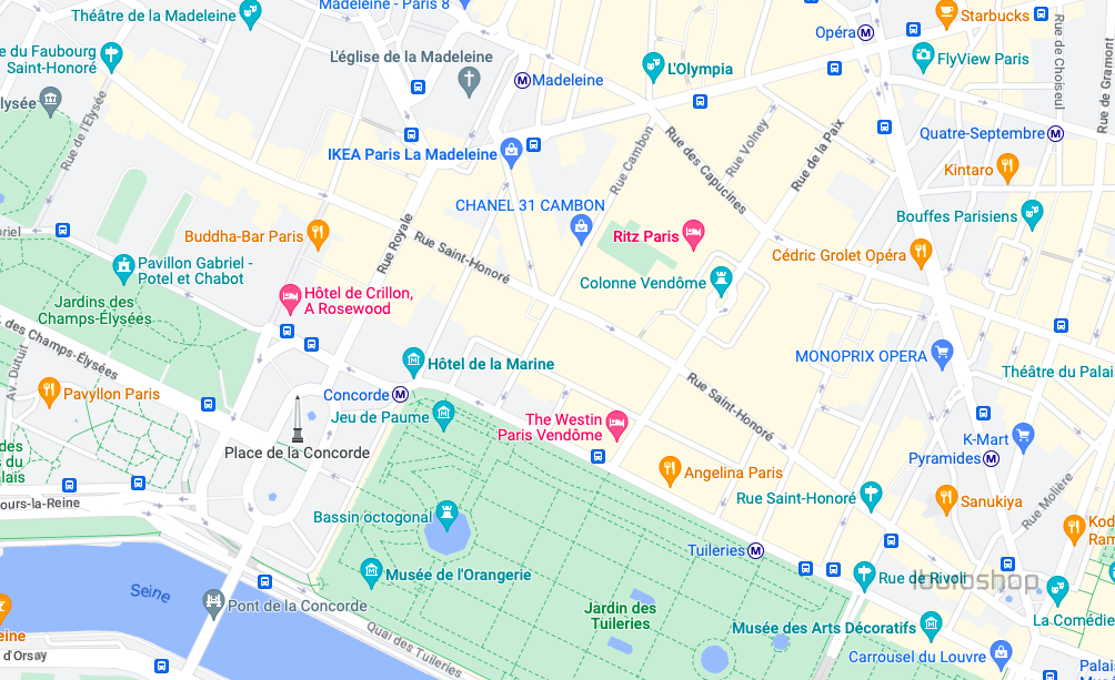 Cession de bail Commerce Paris 1 75001 100 m²