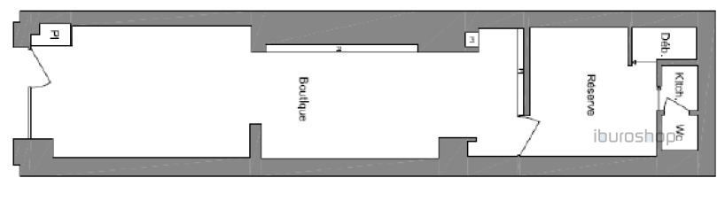 Location Commerce Paris 1 75001 72 m²