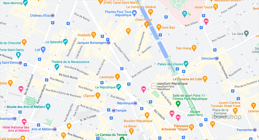 Location Commerce Paris 10 75010 325&nbsp;m²