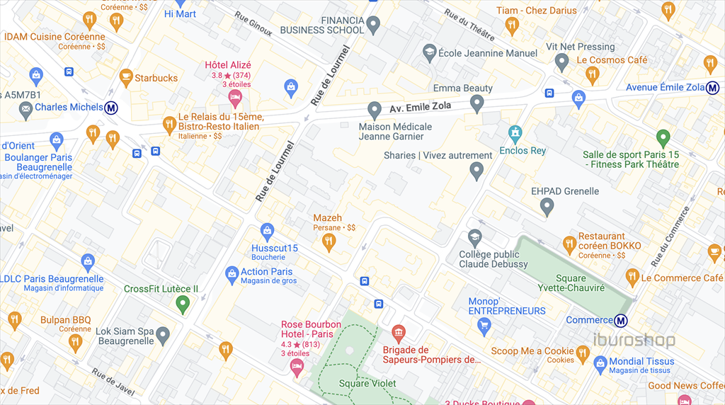 Location Bureaux Paris 15 75015 92&nbsp;m²