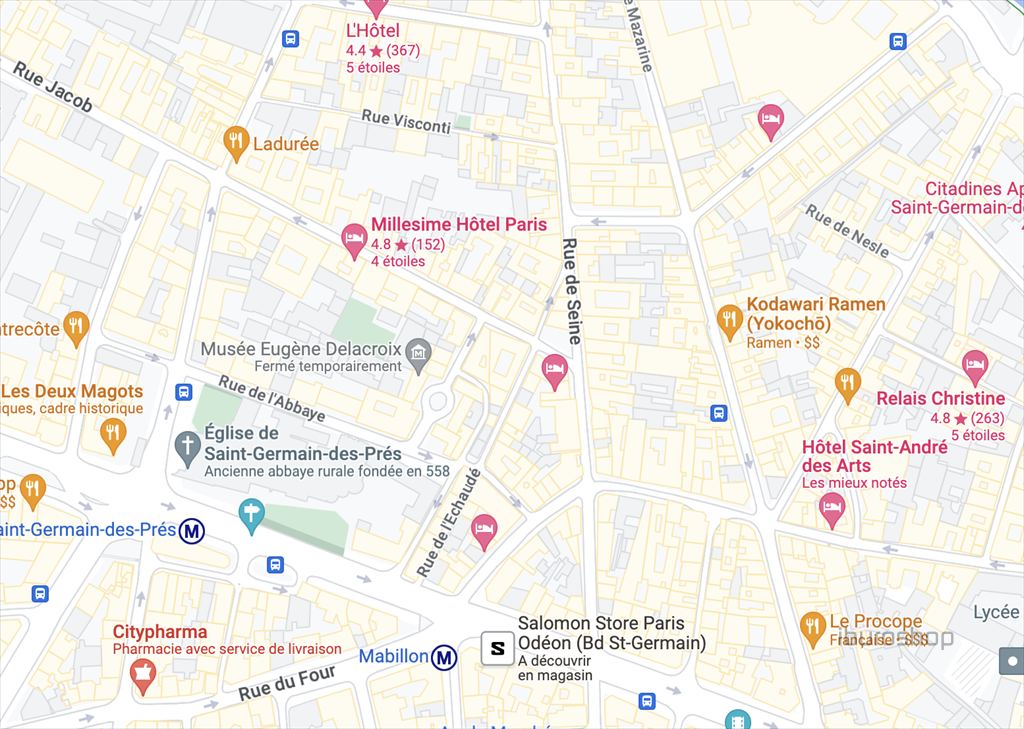 Vente Commerce Paris 6 75006 100 m²