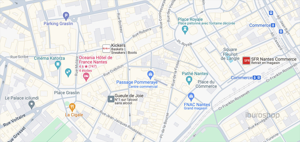Cession de bail Commerce Nantes 44000 55&nbsp;m²