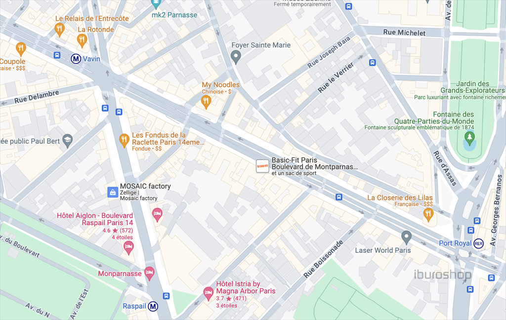 Cession de bail Commerce Paris 14 75014 250&nbsp;m²