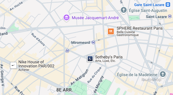 Cession de bail Commerce Paris 8 75008 53&nbsp;m²