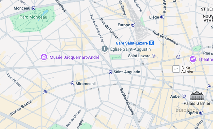 Cession de bail Commerce Paris 8 75008 112 m²