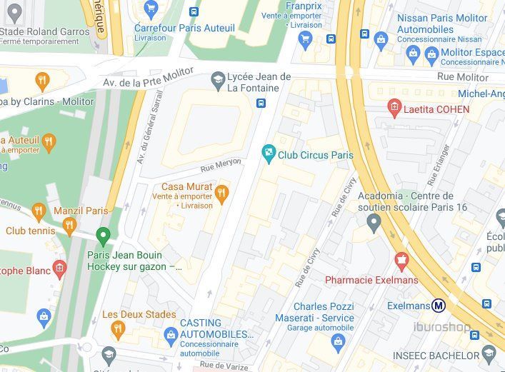 Location Commerce Paris 16 75016 32 m²