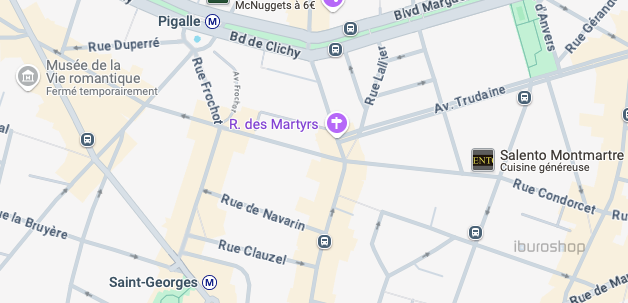 Cession de bail Commerce Paris 9 75009 45&nbsp;m²