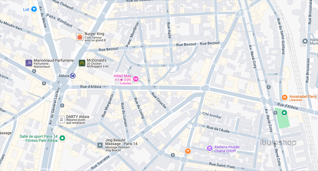 Location Commerce Paris 14 75014 16 m²
