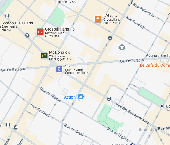 Cession de bail Commerce Paris 15 75015 51&nbsp;m²