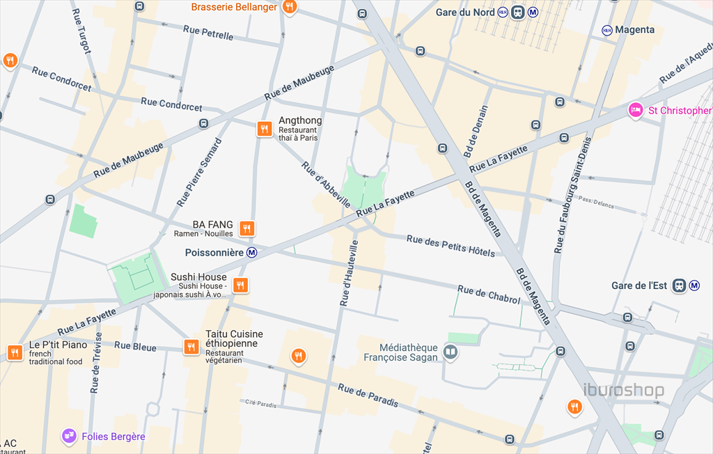 Location Bureaux Paris 10 75010 92 m²