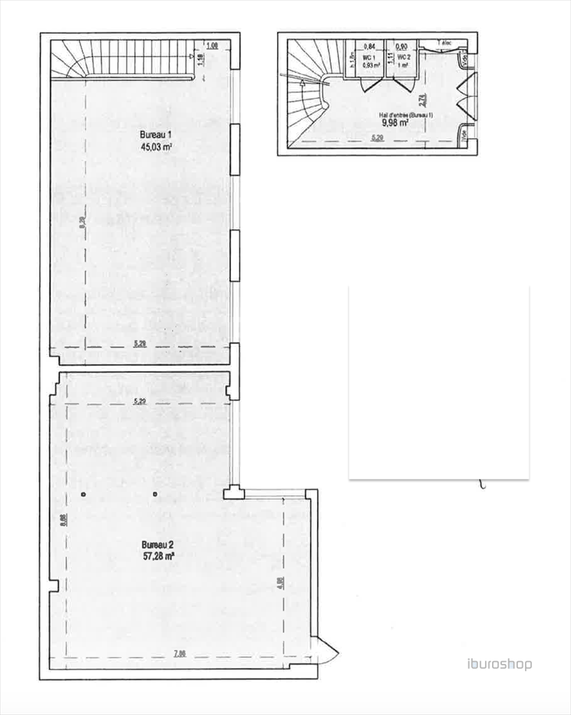 Location Bureaux Paris 10 75010 114 m²