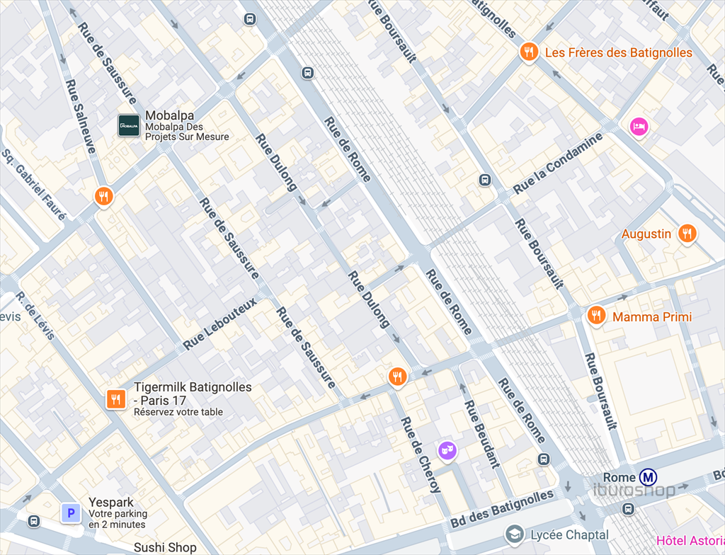 Vente Commerce Paris 17 75017 66&nbsp;m²