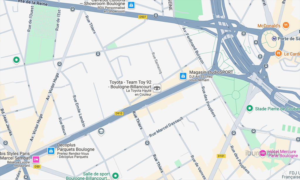 Location Commerce Boulogne-Billancourt 92100 100 m²