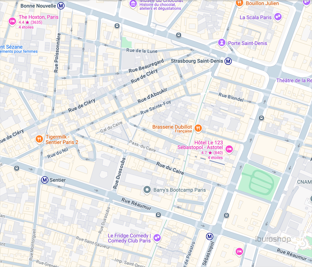 Location Commerce Paris 2 75002 122 m²