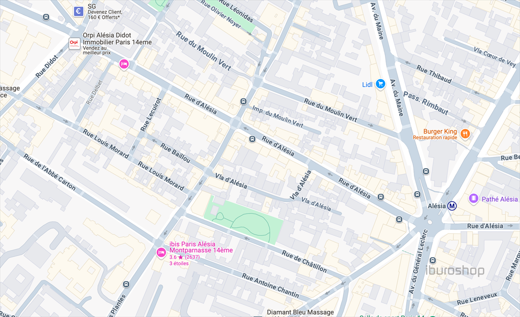 Location Commerce Paris 14 75014 105&nbsp;m²