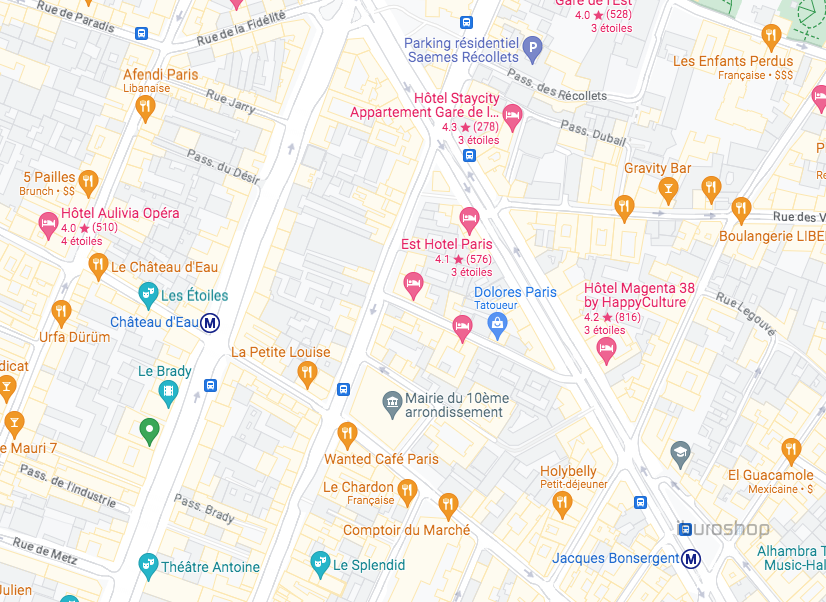 Cession de bail Commerce Paris 10 75010 150&nbsp;m²