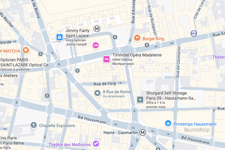 Cession de bail Commerce Paris 8 75008 117&nbsp;m²