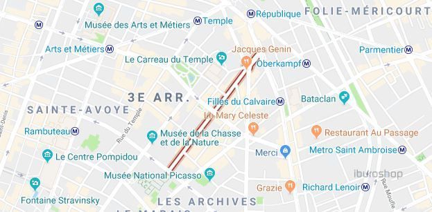 Cession de bail Commerce Paris 3 75003 108&nbsp;m²