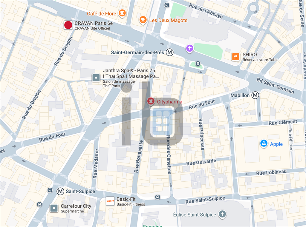 Location Commerce Paris 6 75006 77&nbsp;m²