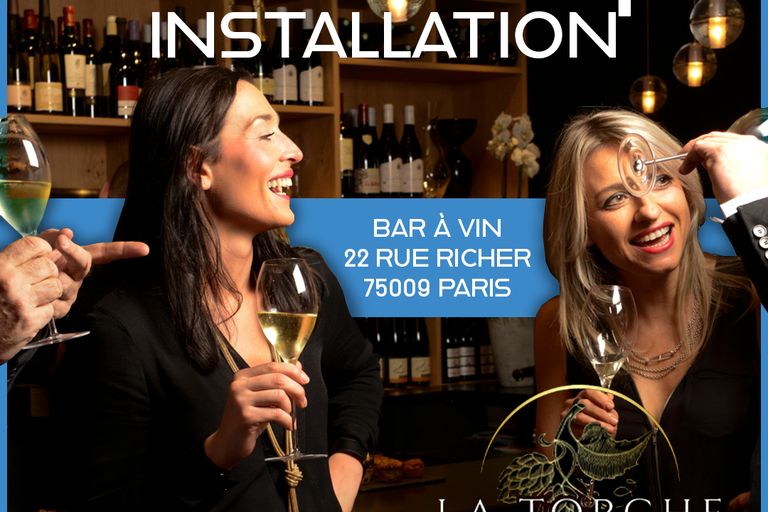 Installation de  La Torche, un bar à vin au 22 rue Richer dans le 9ème arrondissement de Paris 